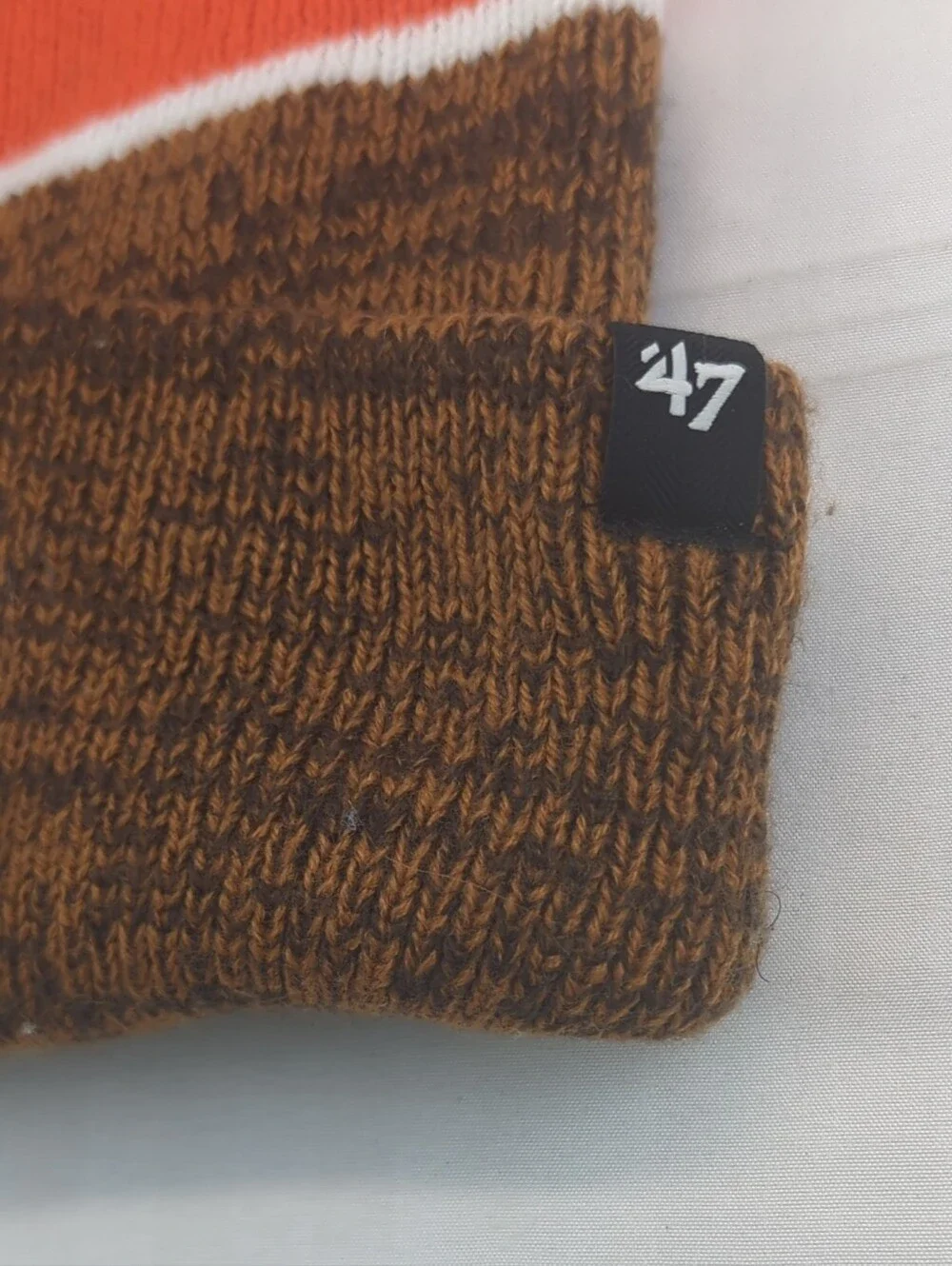 47 Brand Cleveland Browns Kids Pom Beanie - Brown & Orange